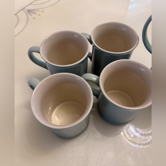 Le Creuset Stoneware Tea / Coffee Set style sage – 5 Pieces - Picture 3 of 16